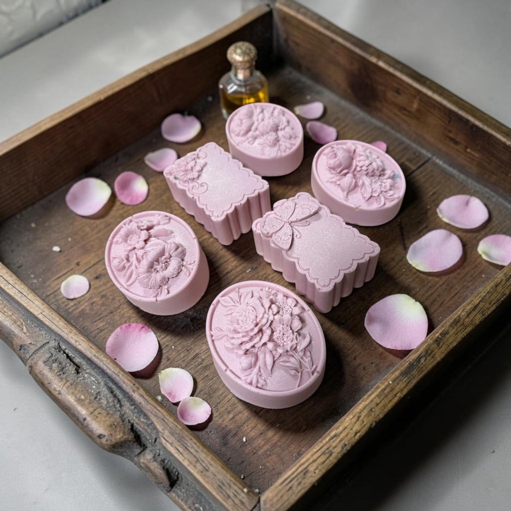 Lavender, Jasmine and Patchouli Soap – Hydrating Bar with Honey, Hyaluronic Acid, French Pink Clay and natural aloe Vera plus vitamin E