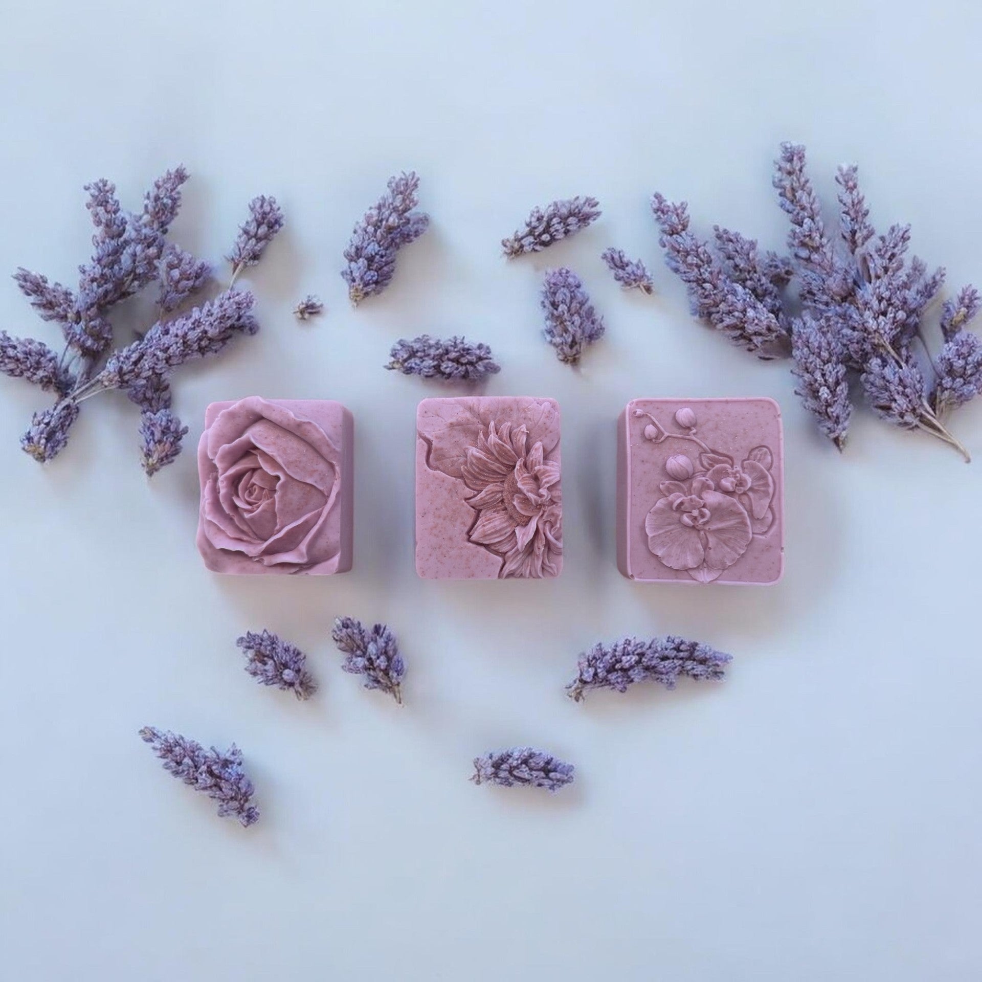 3 Handmade Bath Soaps – Luxury, Softening & Moisturizing Bars