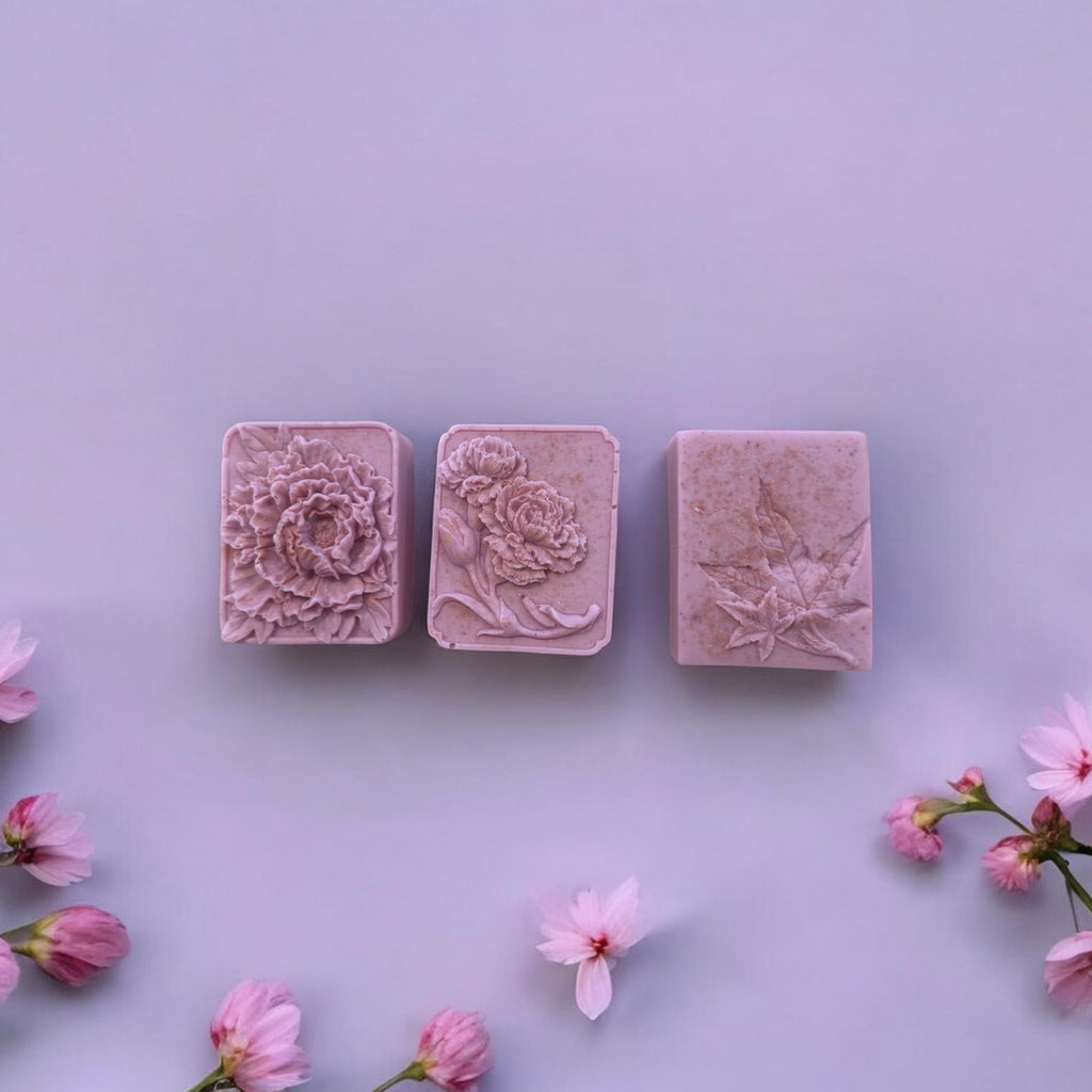 3 Handmade Bath Soaps – Luxury, Softening & Moisturizing Bars