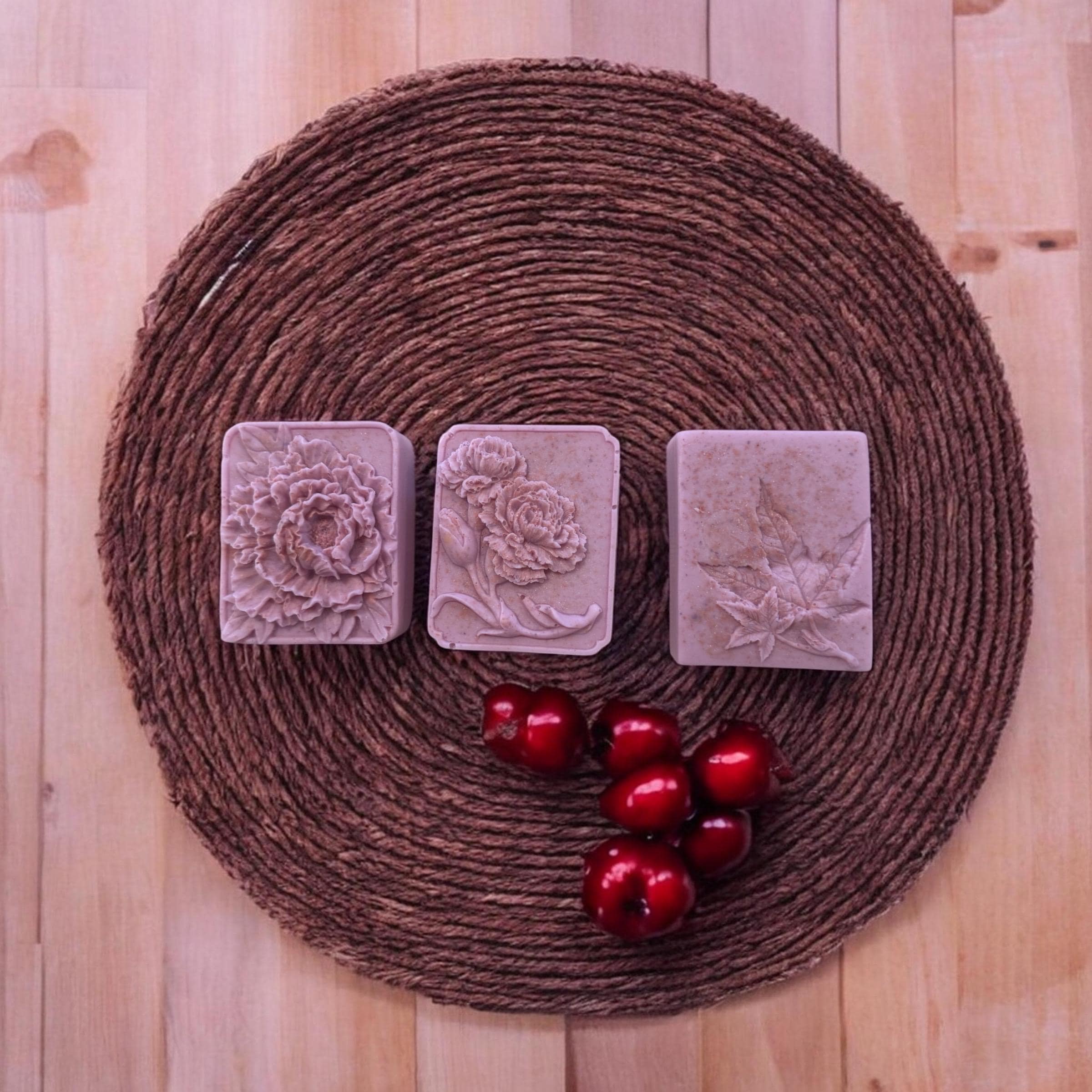 3 Handmade Bath Soaps – Luxury, Softening & Moisturizing Bars